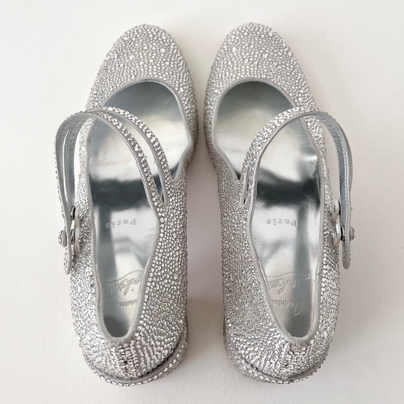 CHRISTIAN LOUBOUTIN | Miss Jane Strass Crystal Embellished Bridal Wedding Pump - Picture 7 of 16